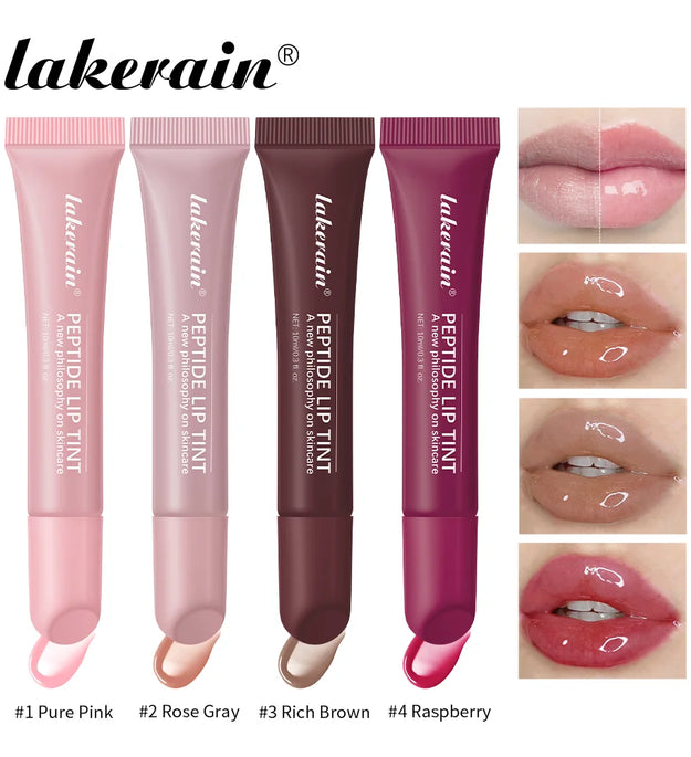 10ml Mirror Lip Glaze Moisturizes Jelly Lip Enrichment Oil Lasting Water Light Glass Lip Oil Remove Line Lip Protection Serum