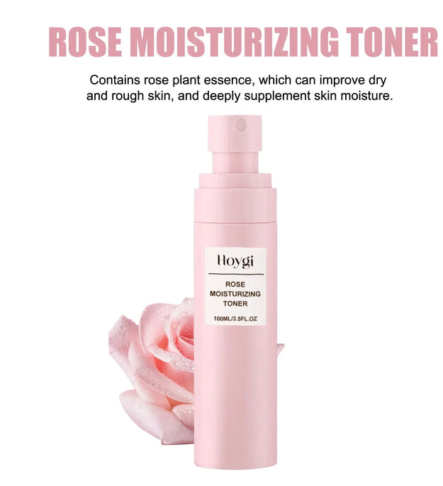 Rose Toner Moisturizing Nourishing Rejuvenating Improve Dryness Roughness Korean Skincare Oil Control Whitening Rose Water Spray