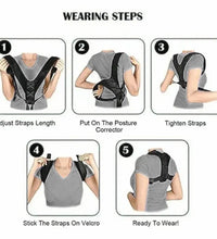 Back Posture Correction Belt Hunchback Prevention Correction of Sitting Posture Unisex Breathable Body Shaping - BlissFully