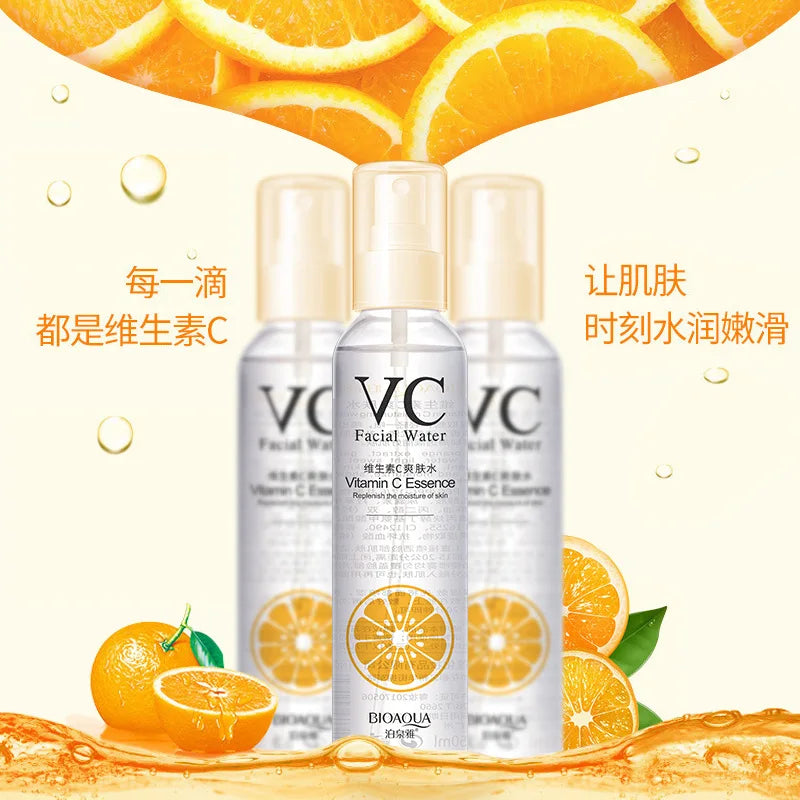 BIOAQUA Toner Vitamin C  Moisturizing Refreshing Shrinking Pore VC Spray Firming Facial Water Skin Care