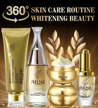 AILKE 24K Collagen Facial Whitening Set, Reduce Black Spots, Freckles, Brightening, Moisturizing Beauty Set For All Skin Types - BlissFully
