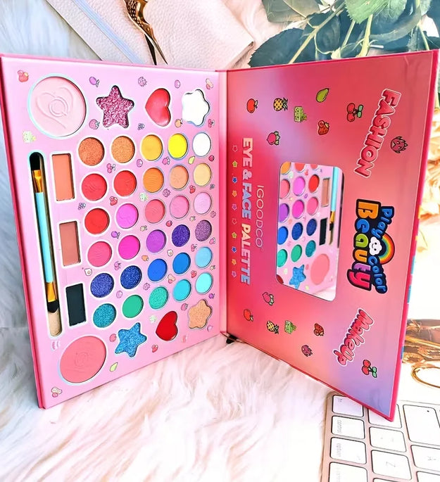 Christmas 41 Colors Eye Shadow Plate Shimmer Matte Sequin Eyeshadow Colorful Stage Ball Dedicated Neon Eyeshadow Palette Make Up