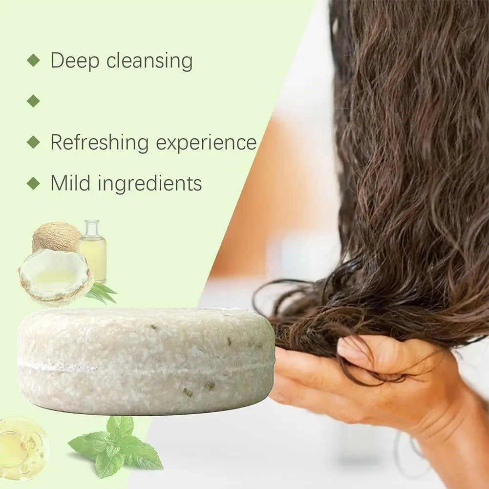 Rosemary Hair Loss Shampoo Soap Deep Cleansing For Hair & Scalp Massage,Strengthen Hair Roots Dry Damaged Hair Treatment Soap - BlissFully