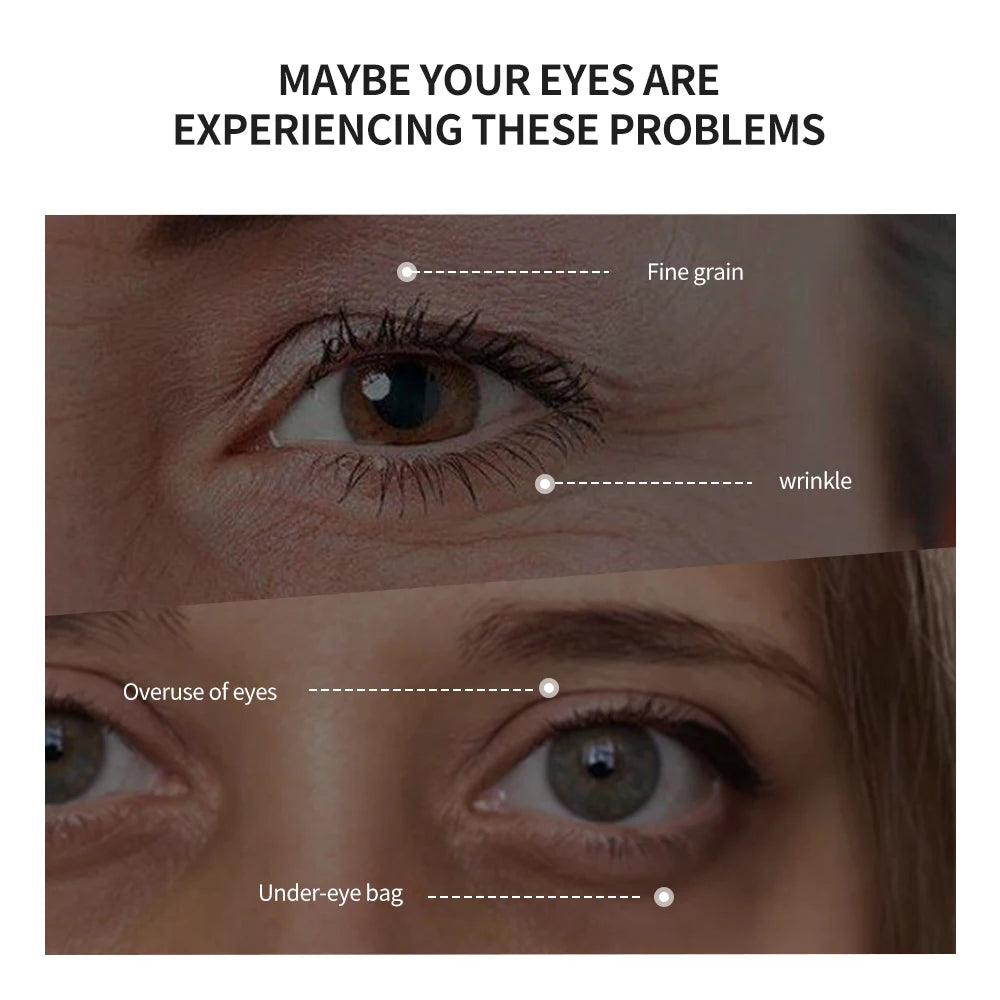 Instant Tighten Wrinkles Eye Cream Remove Eye Fat Bags Puffiness Lifting Firming Smooth Nourish Eye Skin Care Eye Massage Cream