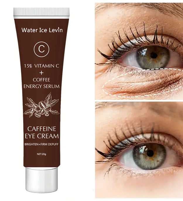 Caffeine Eye Cream with 15% Vitamin C to Lighten dark circles and Tighten Skin Instant Eye Repair Essence Women's Eye Care