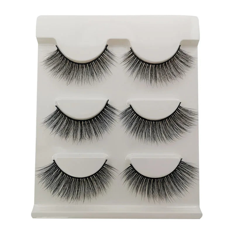 YSDO 3/5 Pairs 3D Mink EyeLashes Natural Hair False EyeLashes Long 100% Dramatic Eye MakeupFake Lashes Fluffy Cilios Lashes G803