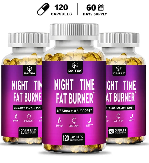 Nighttime Fat Burner - Carb Blocker, Metabolism, Fat Burning Supplement
