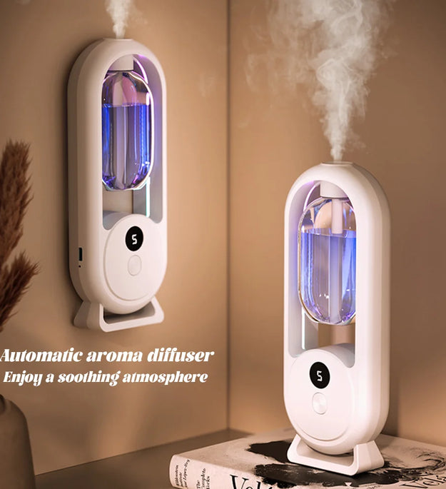 Rechargeable portable aroma diffuser Essential Oil Aromatherapy machine Timed air freshener to remove odors 5 modes timed spray