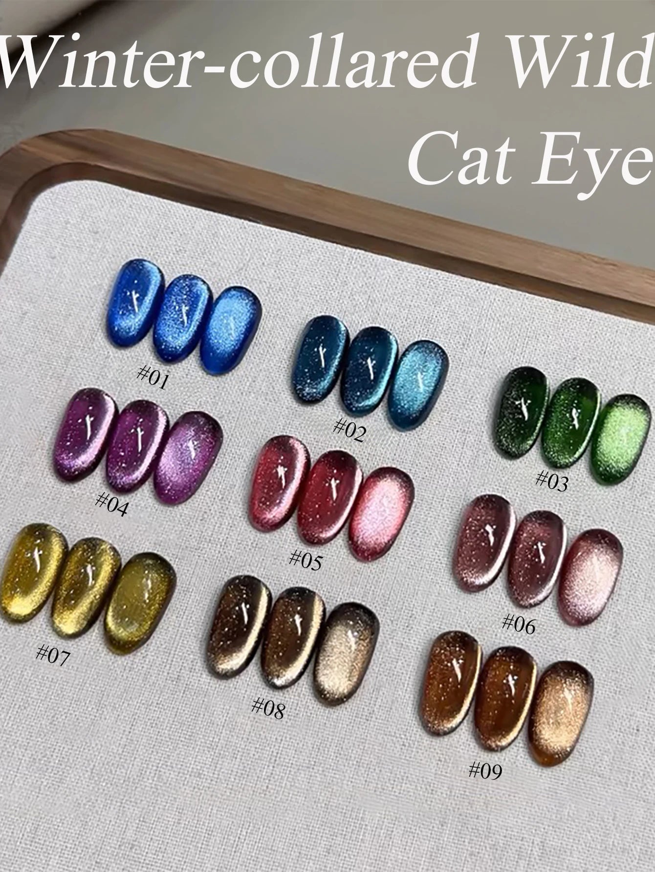 1-21pcs WS Japanese style Sparkling White Gel Nail Polish Fine Sparkling Pink Glitter Cat Eye Nail Gel Nail Art Home DIY