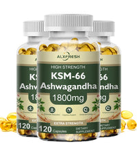 KSM-66 Natural Ashwagandha Capsules Ashwagandha Supplement| 1800mg for Health Support - Plant Based Vegan Gluten-Free - BlissFully