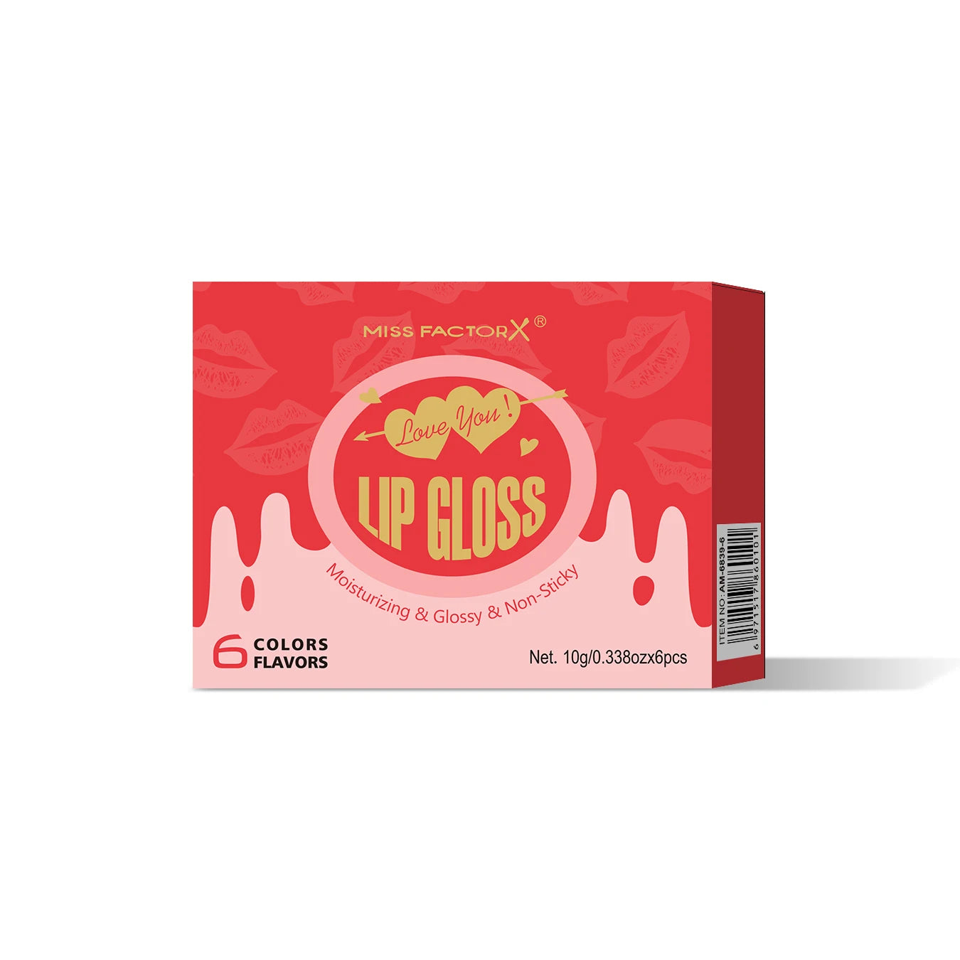 6-piece Moisturizing Lip Oil Set - Long lasting Gloss Effect, Portable Travel Kit, Thanksgiving and Christmas Gift