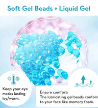 Cooling Eye Mask with Gel Bead Reusable Cold Compress Ice Pack Sleeping Eye Cooling Pads for After Eyelid Surgery Skin Care Tool - BlissFully