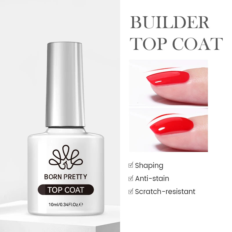 BORN PRETTY 10ml Dark Red Cat Magnetic Gel Nail Polish for Winter Nails DIY Jelly Glass Silver-Light Varnis Semi Permanent