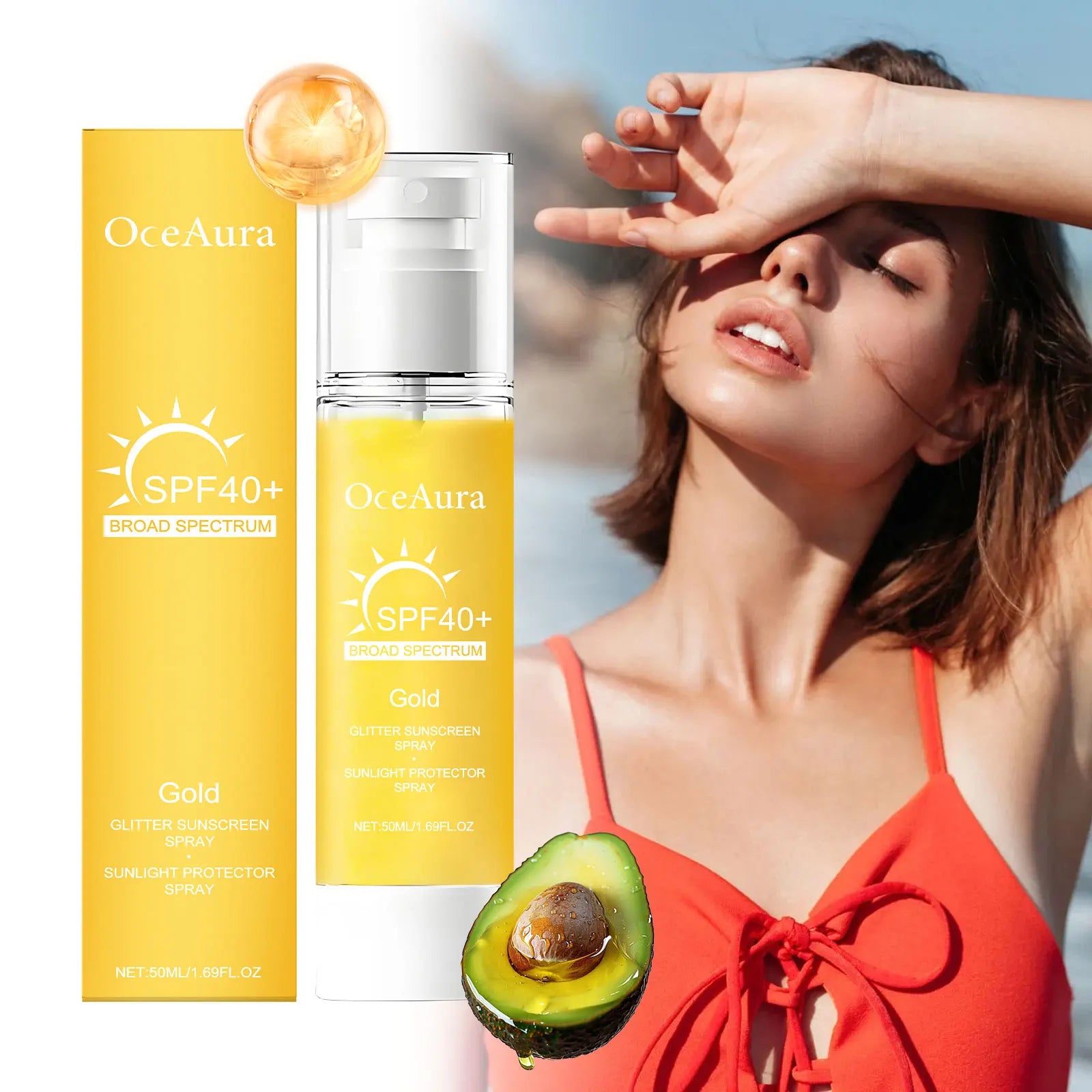 Sunscreen Spray Strong Facial Moisturizing Rapid Absorption Refreshing Not Sticky Isolate Uv Anti Oxidation Body Sunblock Spray
