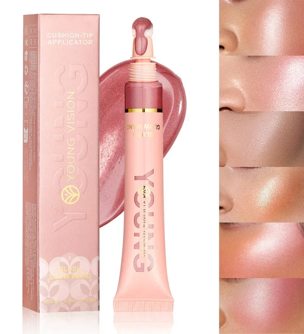 Liquid Highlighting Stick Contouring & Blush Multi-purpose Makeup Air Cushion Pen Face Natural Shimmer Cheeks Creamy Cosmetic