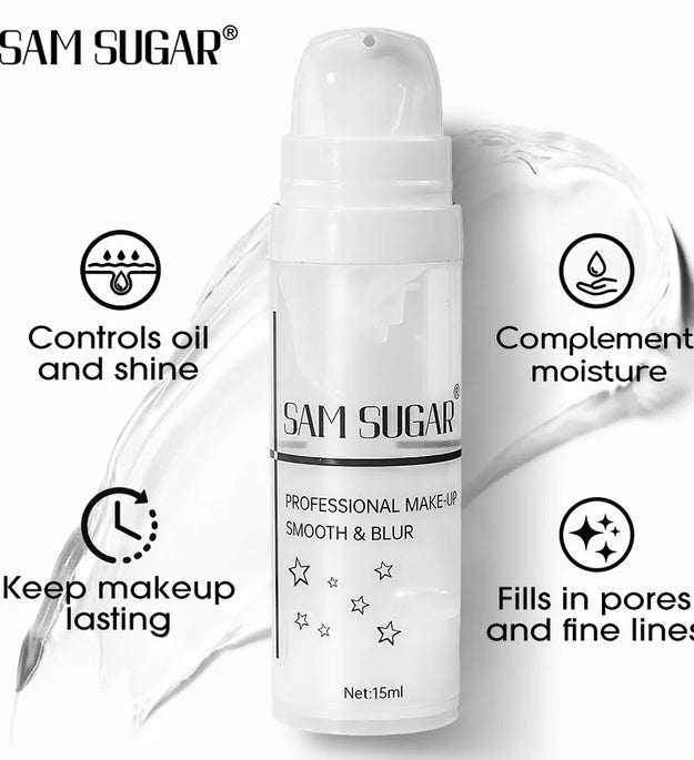 SAM SUGAR Invisible Pore Primer Long Lasting Hydrating Light Weight Oil Control Moisturizing and Brightening Primer