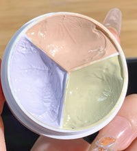3 Color Concealer Waterproof Long Lasting Foundation Palette Full Coverage Dark Eye Circles Acne Marks Pores Brighten Skin Tone - BlissFully