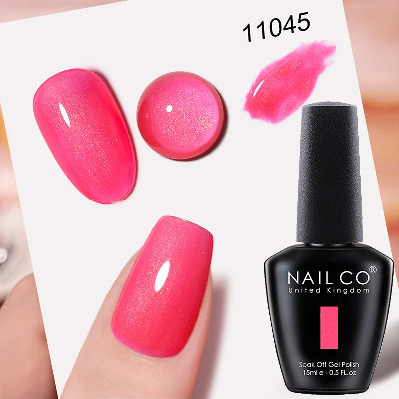 NAILCO 15ml Hema/TPO Free UV Gel Nail Polish Nail Art Manicure Nail Professionals Base Top Varnish Semi Permanent Vernis Nail