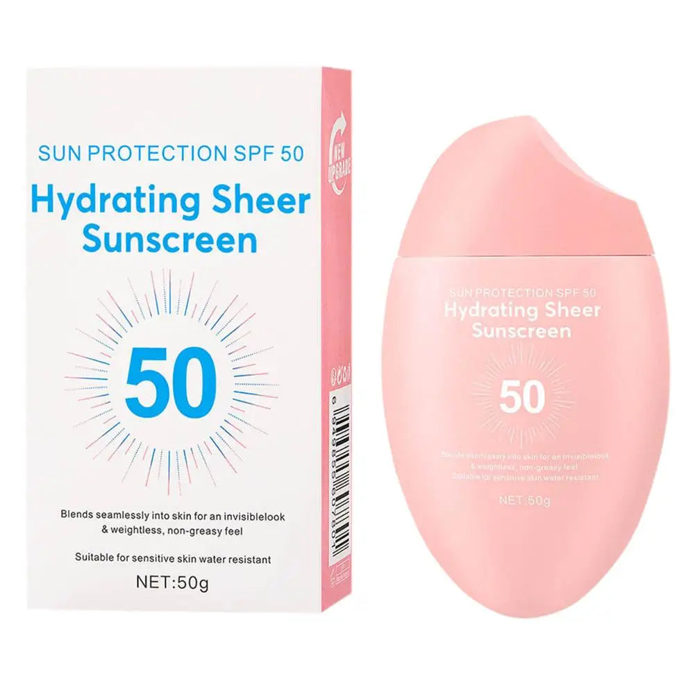 Facial Body Sakura Sunscreen Face Makeup Primer Sunblock Skin Protective Cream Oil-control Moisturizing SPF50 PA+++ Makeup Base