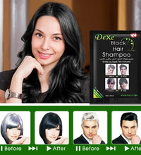 10 Pcs Dexe Fast Black Hair Shampoo 5 Mins Fast Become Black Hair Dye Herb Natural Hair Care Restore Colorant Shampoo Hair Care - BlissFully