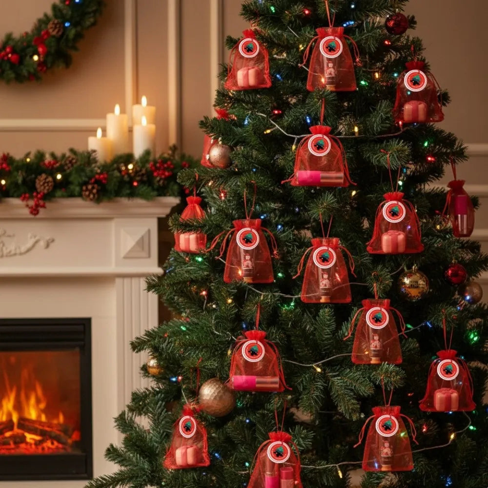 Christmas Beauty Gift Box With 120 Items Including Lip Gloss, Hand Cream, Long-Lasting And Easy To Apply Lip Makeup Set