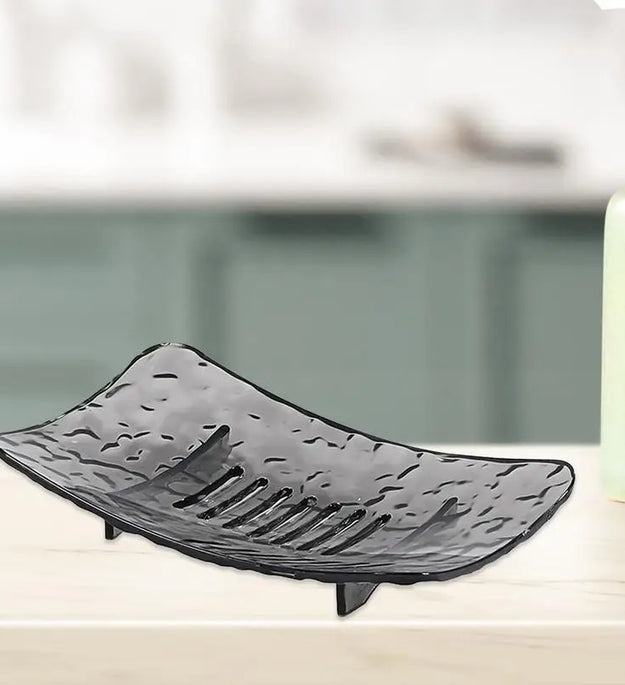 Soap Holder Drain Hole Design Non-slip Base Soap Dish Soap Tray Suitable for Home Travel Gym Bathroom Decoration