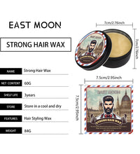 Long Lasting Stying Wax Fluffy Hair Pomade Wax Keep Hair Oil Edge Control Barbershop Tools Salon Hairdressing Mud Hair Styling - BlissFully