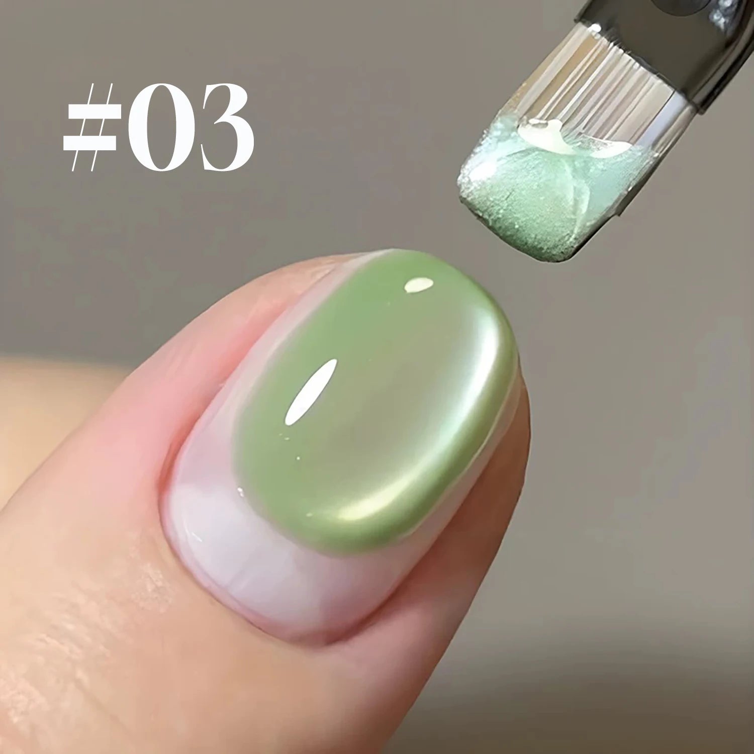 1-21pcs WS Japanese style Sparkling White Gel Nail Polish Fine Sparkling Pink Glitter Cat Eye Nail Gel Nail Art Home DIY