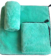 Coral Velvet Towel 80/20 Polyester Brocade Microfiber Long Hair Self-Weight Water Collection Polishing Towel 1200 Grams Of Pumi - BlissFully