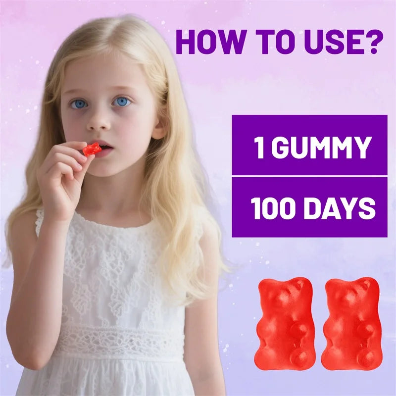 Melatonin Gummies 1mg - Children's Sleep Aids Promote Healthy Sleep, Help Children Fall Asleep Faster, and Increase Energy