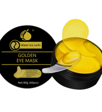 Golden Eye Mask Contains Collagen and Aloe Vera - Hypoallergenic Moisturizing Patch Suitable for All Skin Types, Increases Brightness and Elasticity, Reduces Dullness - BlissFully