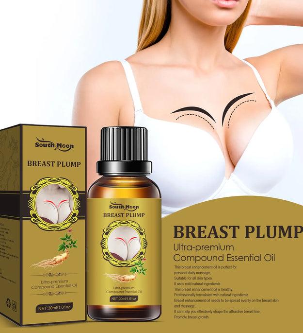 South Moon Breast Plumper Oil Lift Firm Breast Enhance Fullness Shaping Plump Contour Improve Elasticity Breast Enlargement Oils