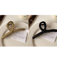 2/4Pcs Women Hair Claw Clip Cross Matte Hairpin Fashion Hairgrips Large Hair Claw Crab Clips Girls Korean Hair Accessories - BlissFully