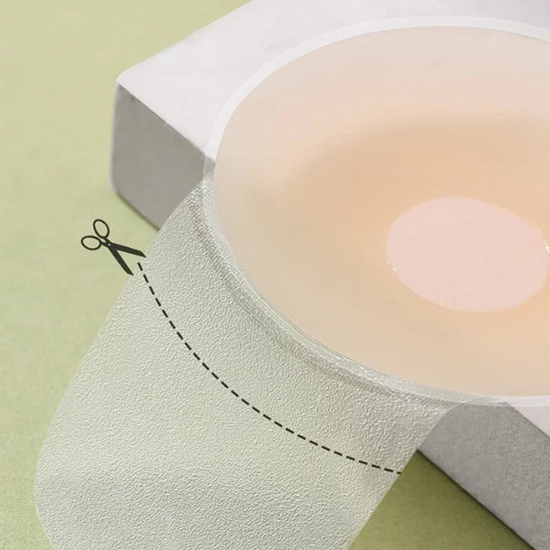 Reusable Women Breast Petals Lift Nipple Cover Invisible Petal Adhesive Strapless Backless Stick on Bra Silicone Breast Stickers