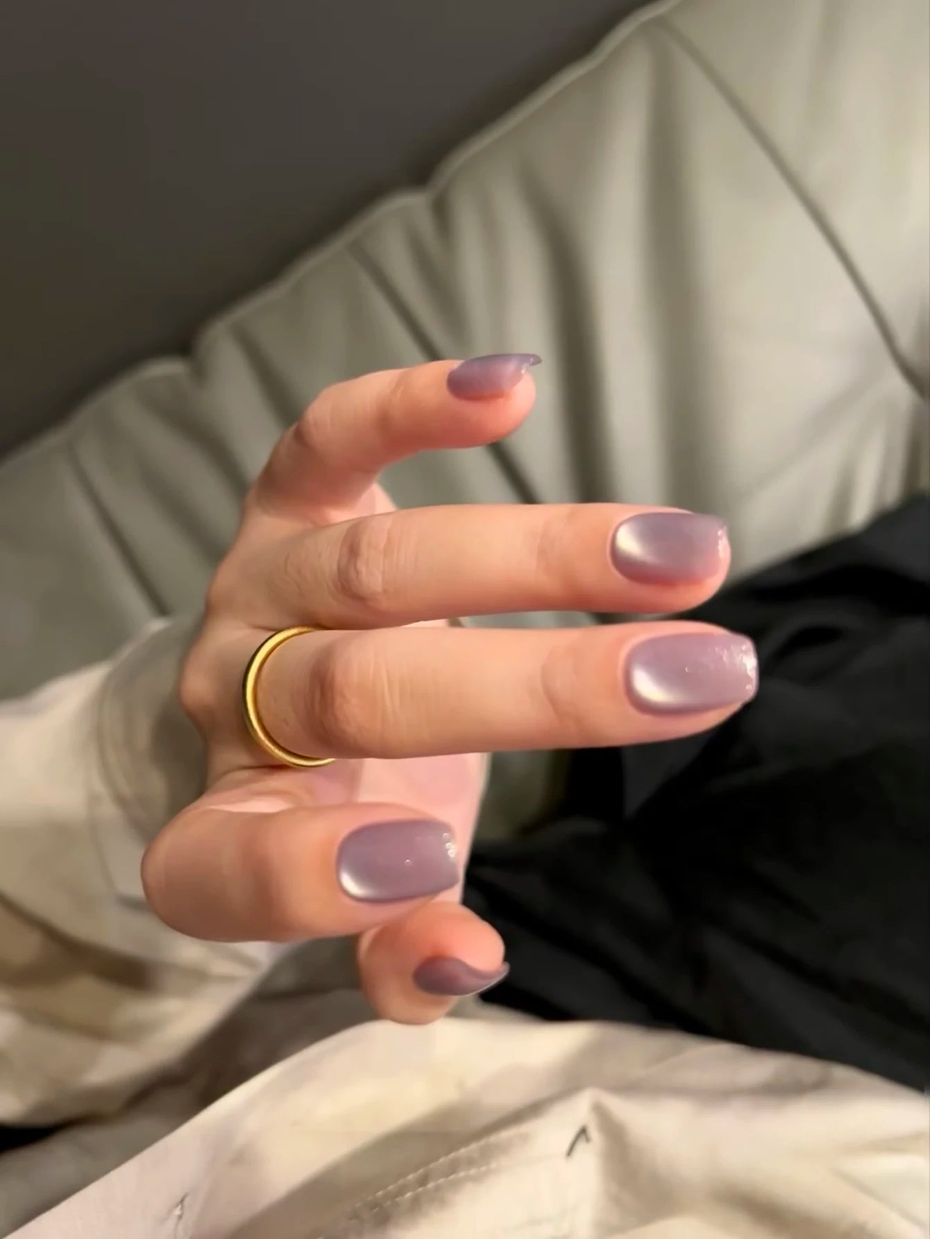 WS Black Glass Cat Magnetic Gel Nail Polish Punk Style Nail Art Manicure Varnis Semi Permanent Gel for Winter Nail Supplies