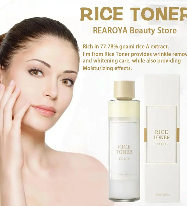 150ml Rice Toner Moisturizing Firming The Skin Soothing Repairing The Skin Barrier Toner Women Facial Brightening Skin Care