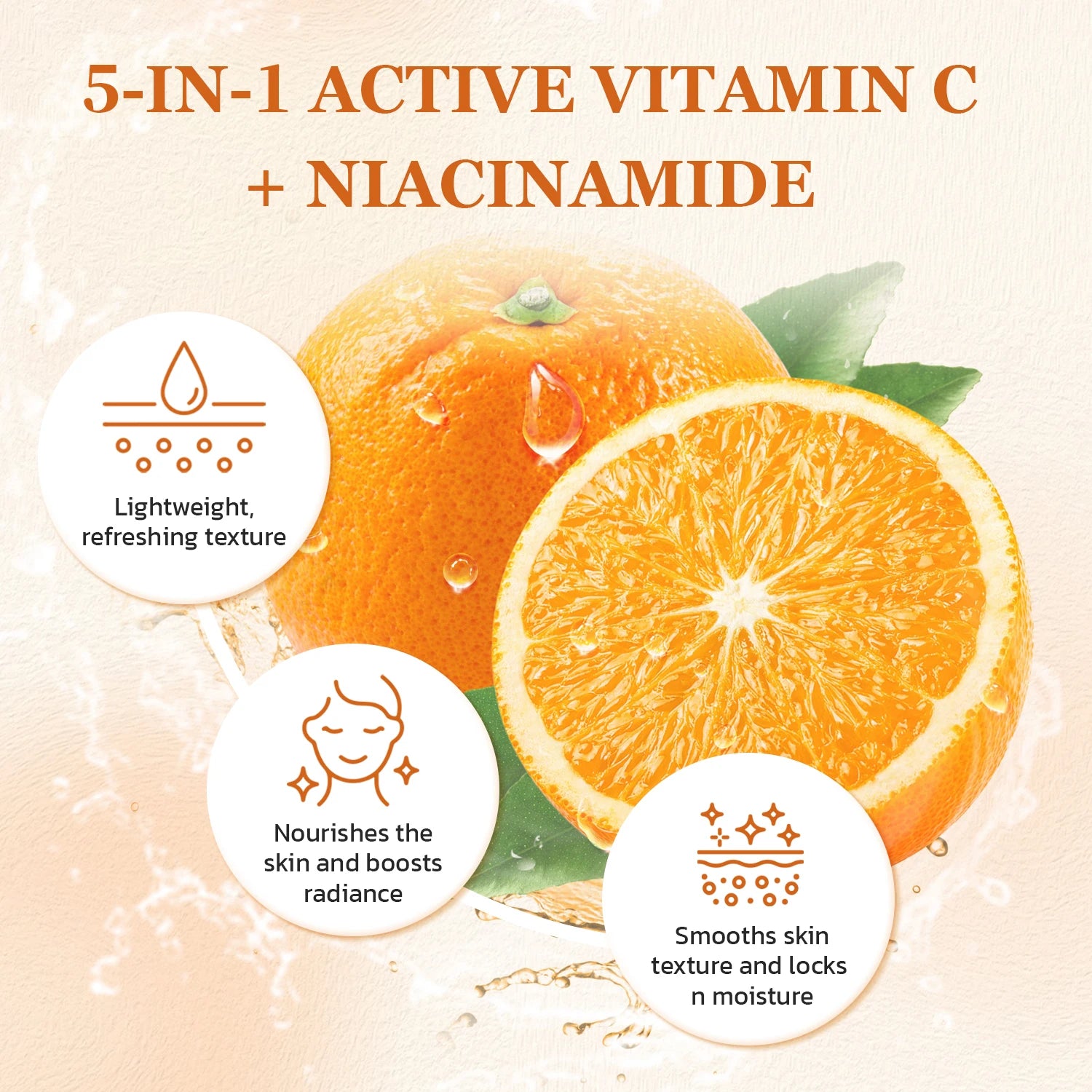 Vitamin C Toner 5X Hydrating Brightens Evens Skin Tone and Boosts Glow Non-Greasy 4.06 Fl Oz
