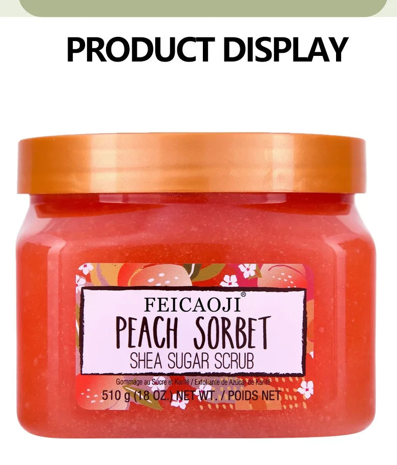 Sugar scrub skin care arbutin sugar salt exfoliating bath salt body scrub