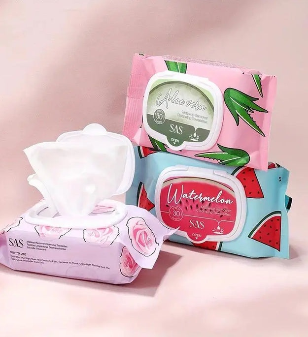 Disposable Makeup Remover Wipes Gentle Cleansing for Sensitive Skin Oil Free Hypoallergenic Facial Wipes