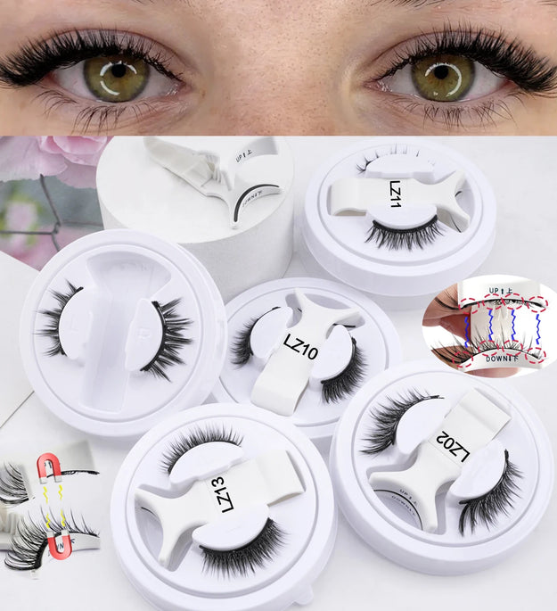 Wholesale 5/1 Pair Magnetic Lashes Kit Fluffy Reusable Professional No Glue Needed 3D Magnetic False Eyelashes Extension Makeup
