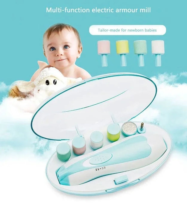 Baby Electric Nail Trimmer Kid Nail Polisher Tool Baby Care Multifunctional Fingernail Cutter Trimmer Infant Manicure Set