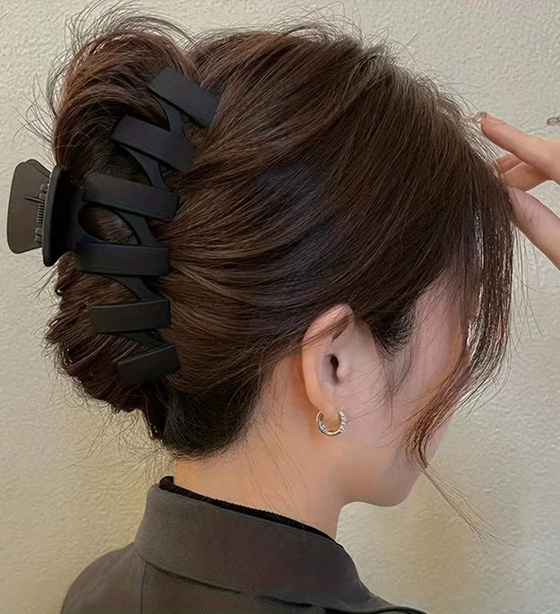 11pcs high-quality matte shark clip back hair accessories for elegant hair styling and headwear