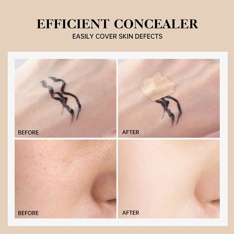 Waterproof Liquid Concealer Foundation Cream Lasting Full Coverage Acne Spot Dark Circles Concealer Cream Face Makeup Cosmetic