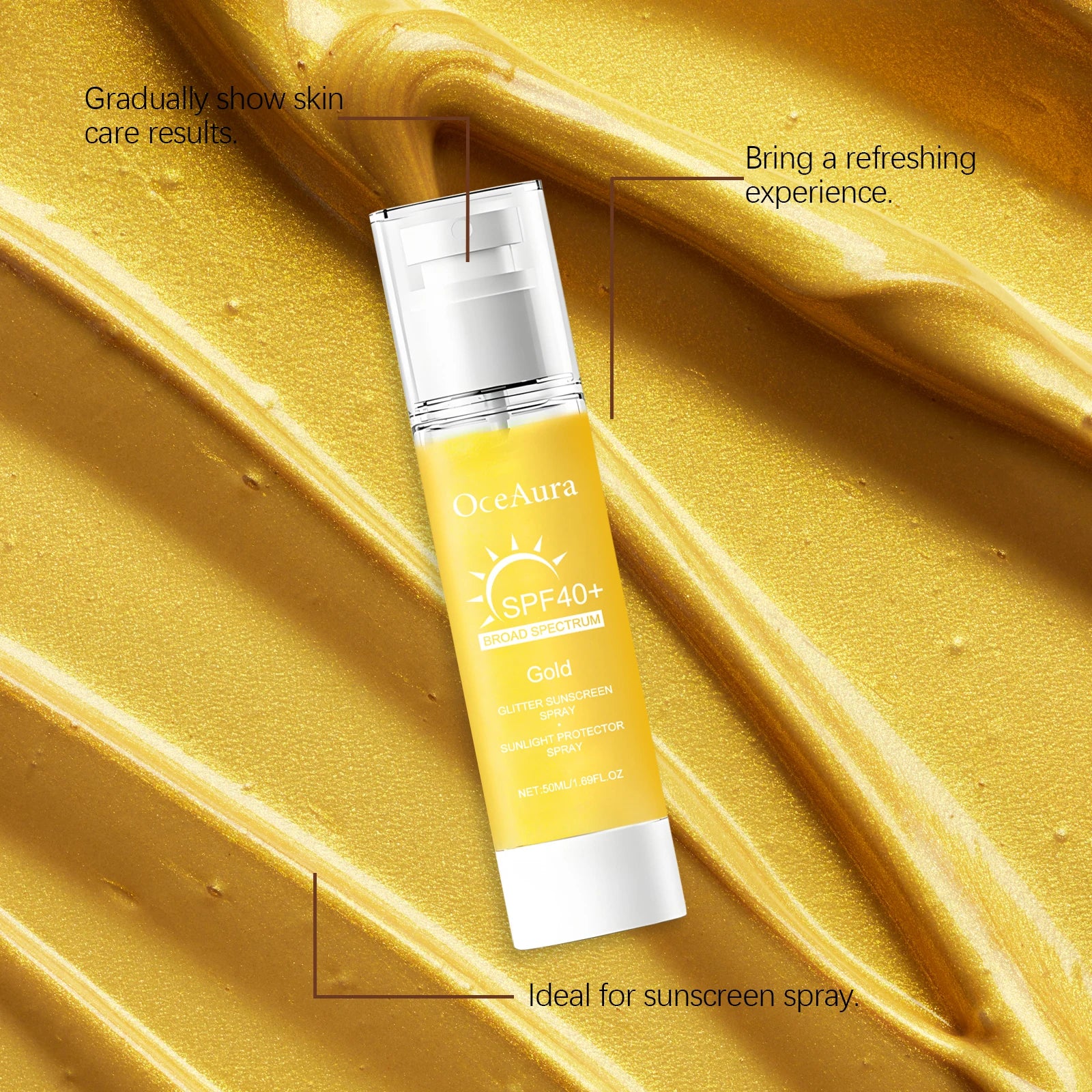 Sunscreen Spray Strong Facial Moisturizing Rapid Absorption Refreshing Not Sticky Isolate Uv Anti Oxidation Body Sunblock Spray