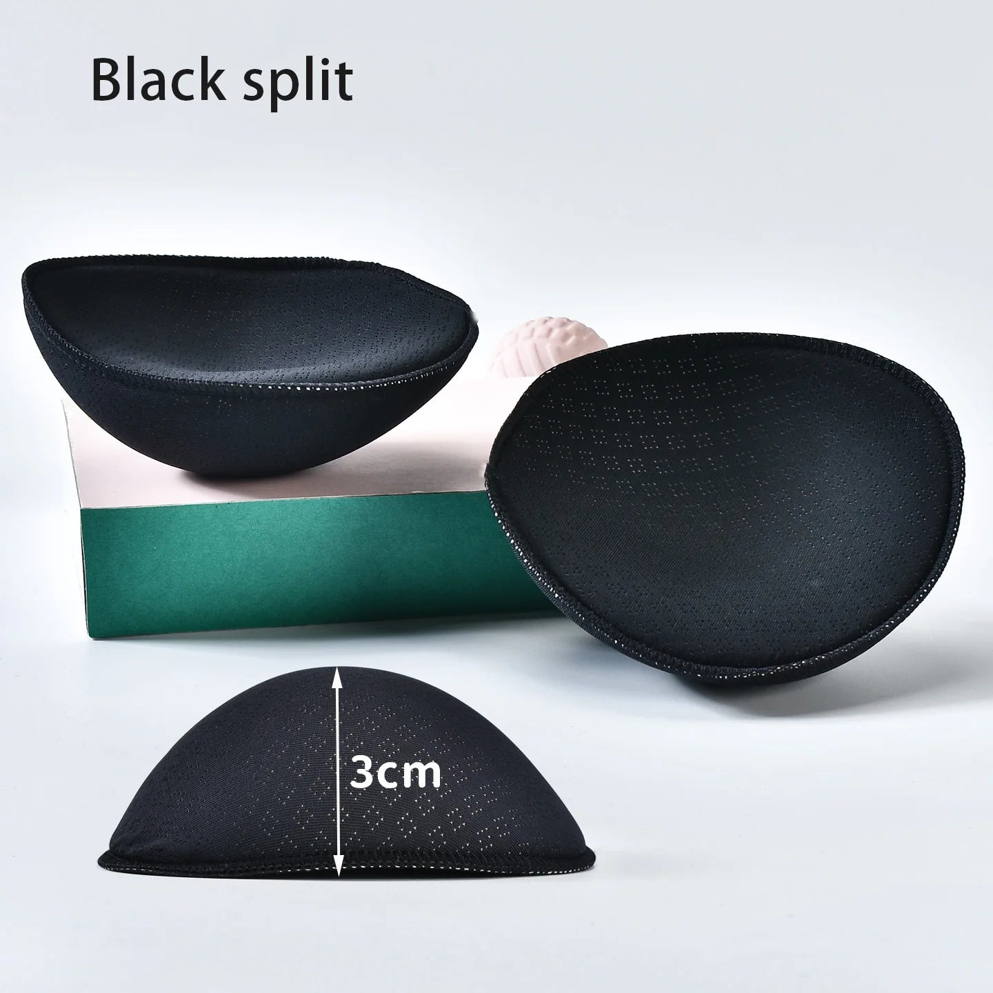 3cm Sexy Thick Latex Breast Pads, Breast Inserts for Lift and Enhancement, Bra Pads for Breast Enlargement, Removable Underwear Breast Accessories Suitable for Swimwear and Bikinis