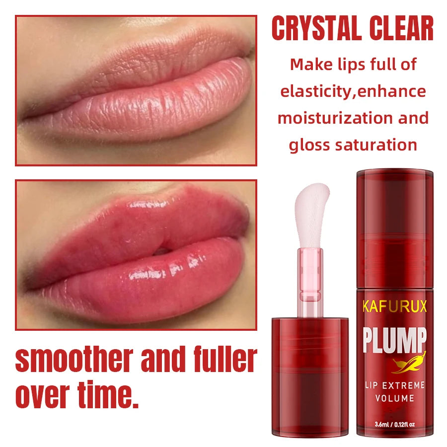 1PC Chili Pepper Lip Plumper Oil Long Lasting Moisturizing Lip Gloss Serum Instant Volumising  Essence Oil Lip Makeup for Women