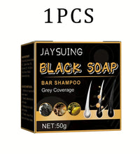 Hair Shampoo Soap Polygonum Multiflorum Black Soap White Hair Repair Soap Hair Care Set Nourishing Anti Dandruff Hair Dye Soap - BlissFully
