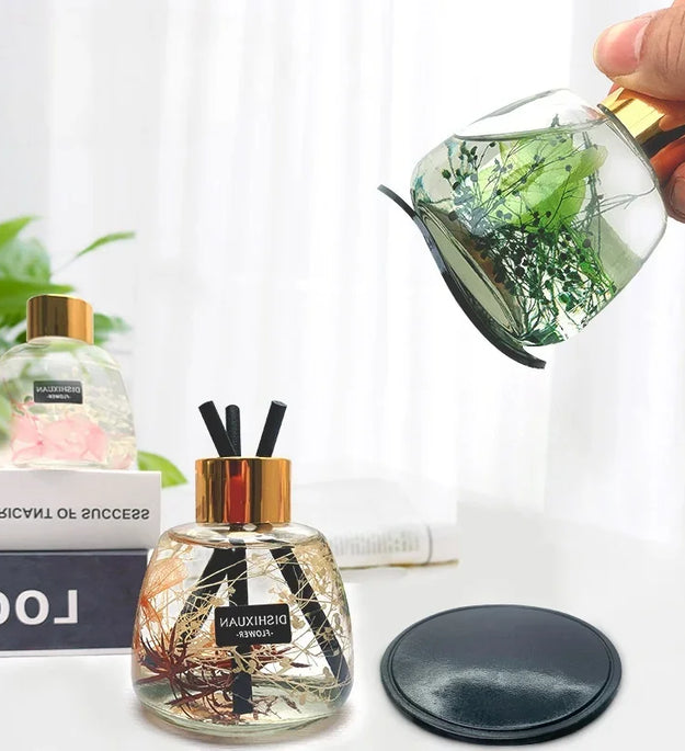 Car Aromatherapy Office Lasting Fragrance Perfume Home Hotel Premium Bathroom Toilet 100mL Liquid Air Freshener Rattan Diffuser