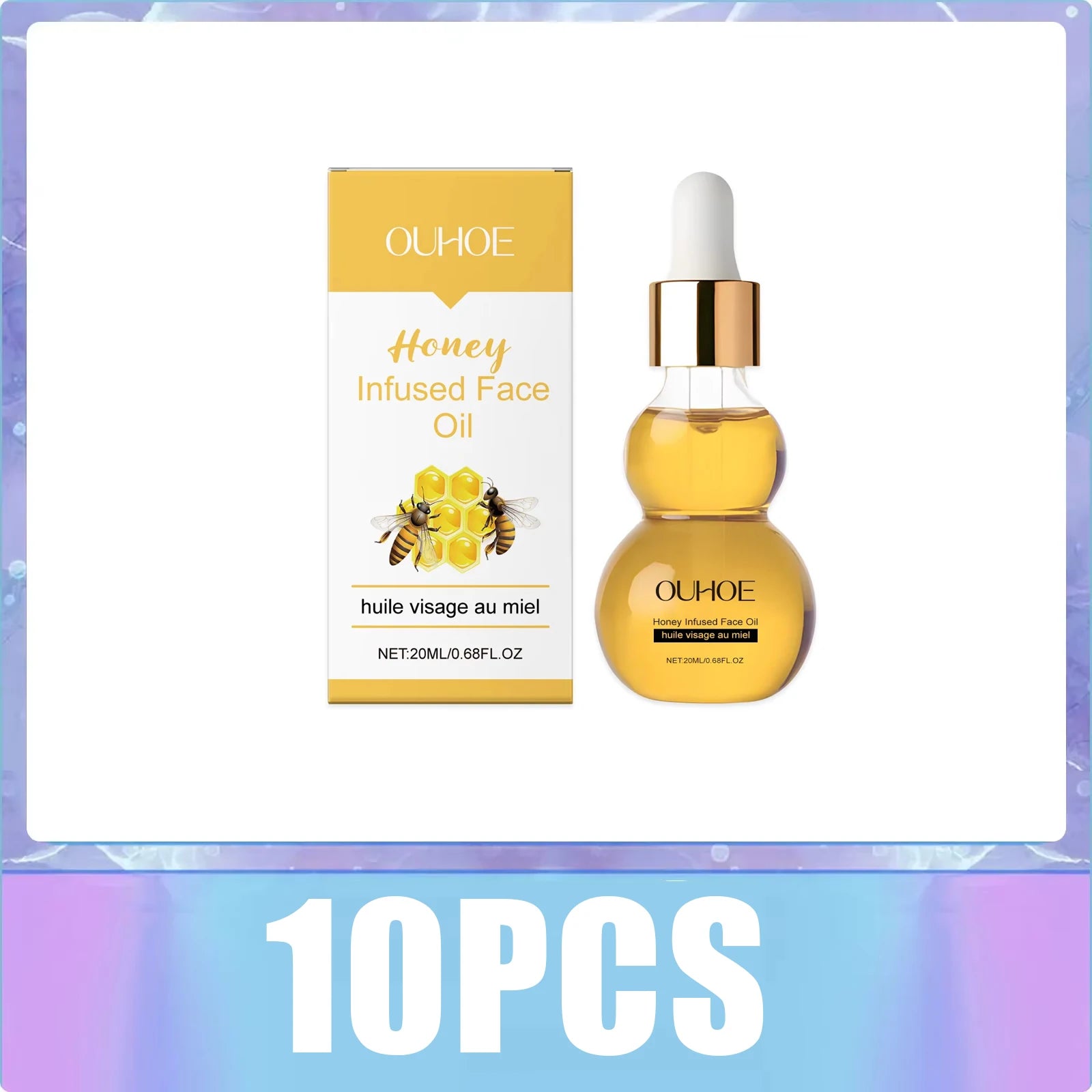 Honey Face Essential Oil Anti-Aging Moisturizing Nourishing Repairing Hydrating Refreshing Revitalizing Brightening Skin Drops