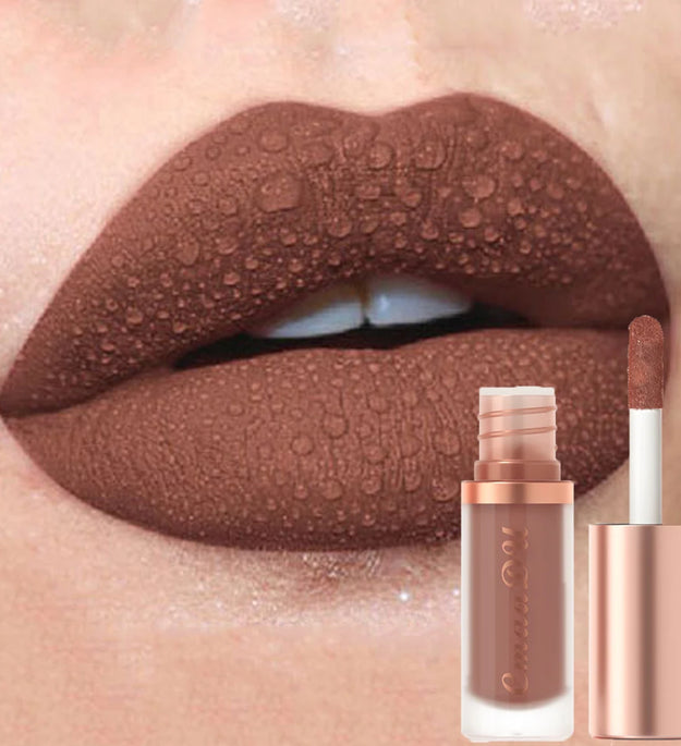 1pcs Waterproof Matte Velvet Lip Glaze Moisturizing Long Lasting Non-stick Cup Not Easy To Fade Lip Gloss Lipstick Makeup